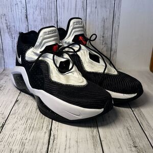 Nike LeBron Soldier 14 Black/White-University Red - CK6024-002 Size 12